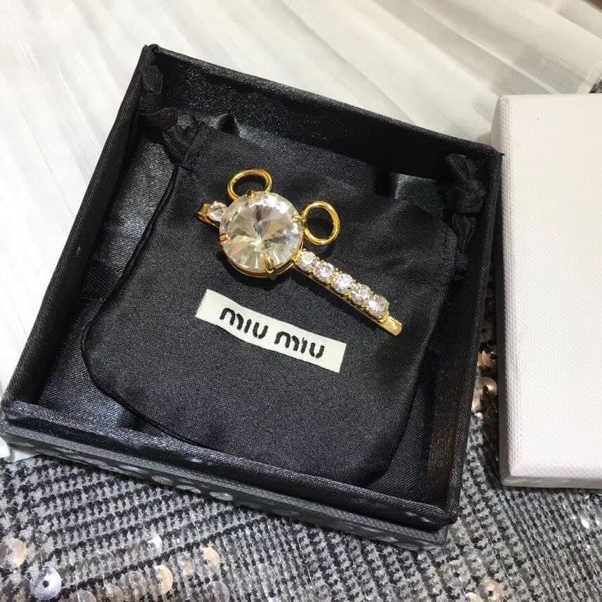 Miu Miu Rhisnestone Hair Clip 发夹