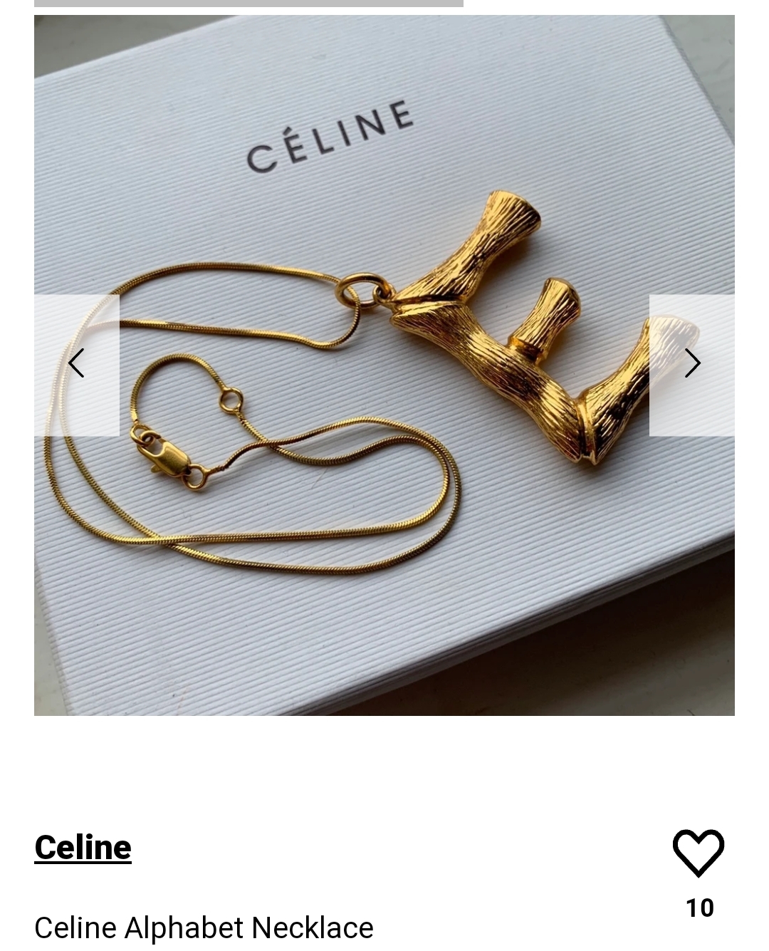 Celine necklace 项链