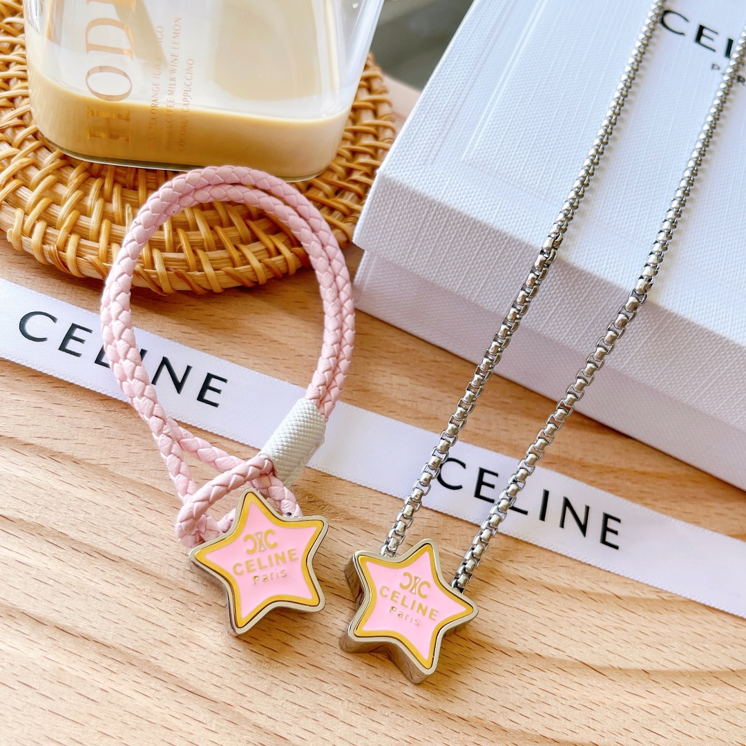 Celine necklace bracelet 项链 手绳