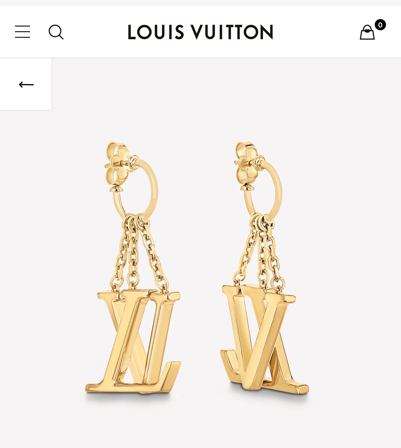 LV earrings 耳环