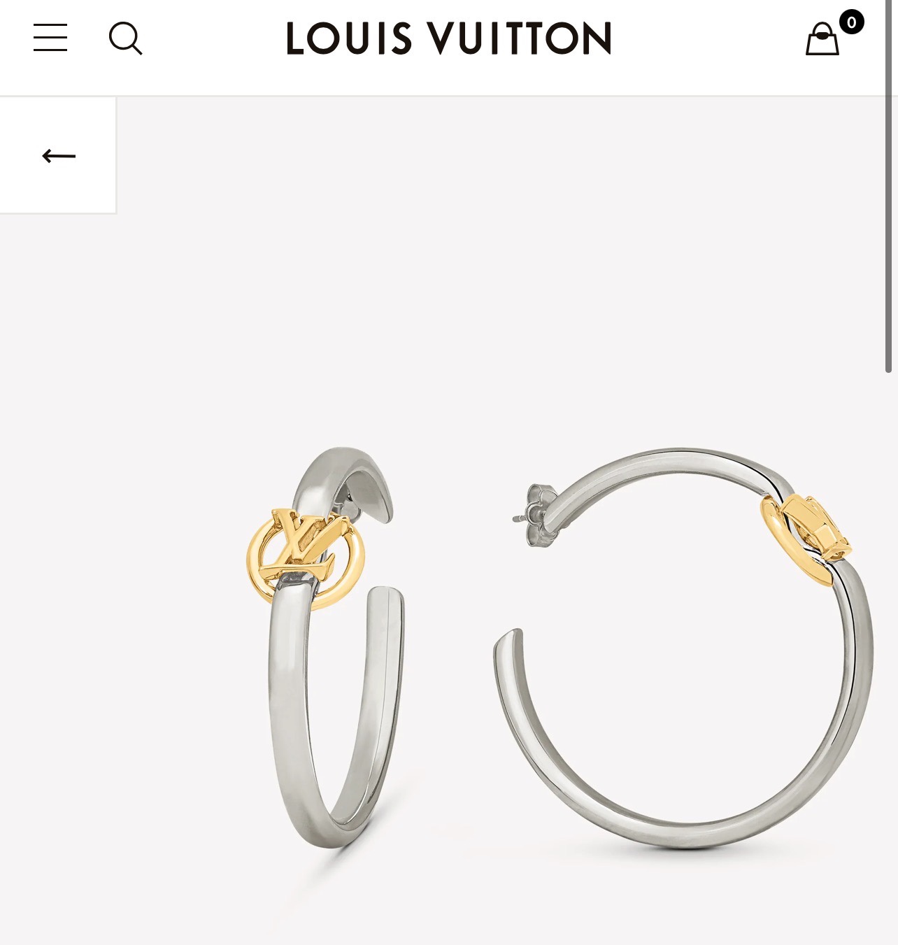 LV earrings 耳环