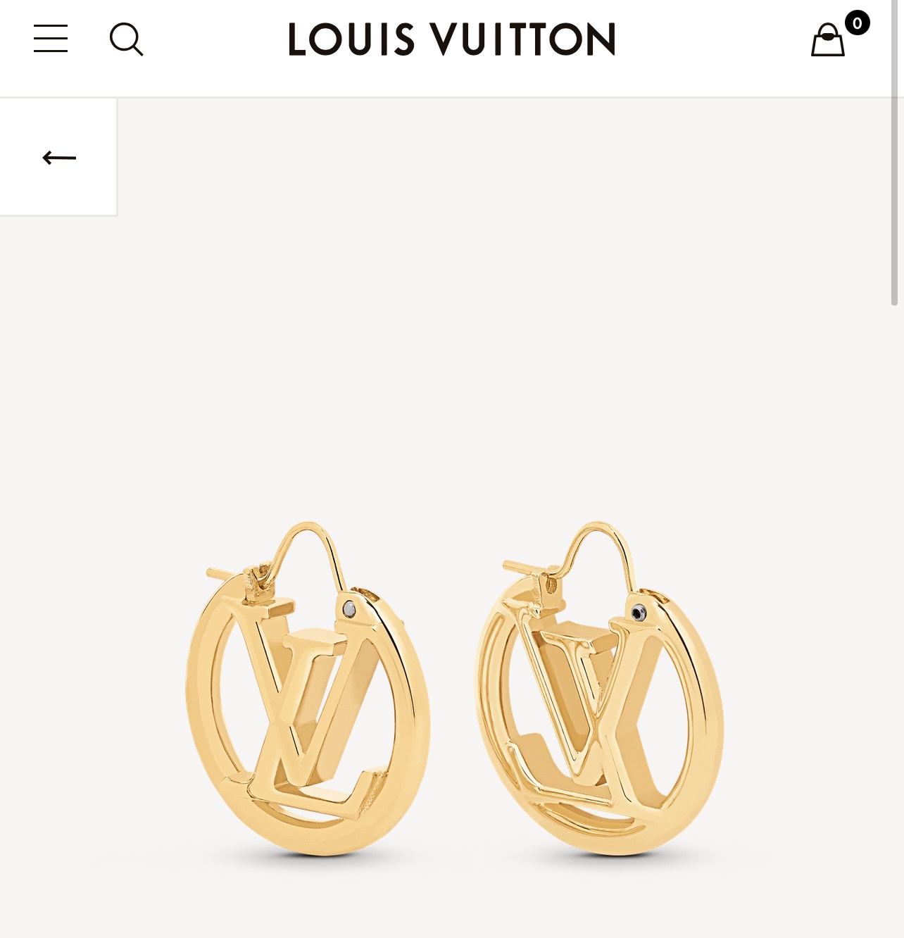 LV earrings 耳环