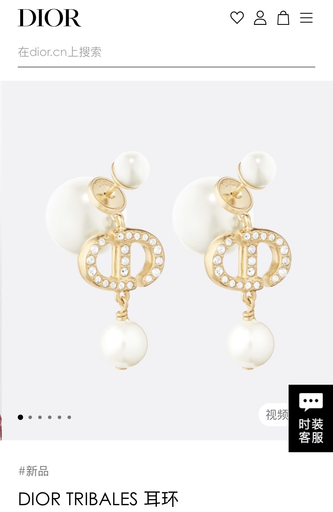 Dior earrings