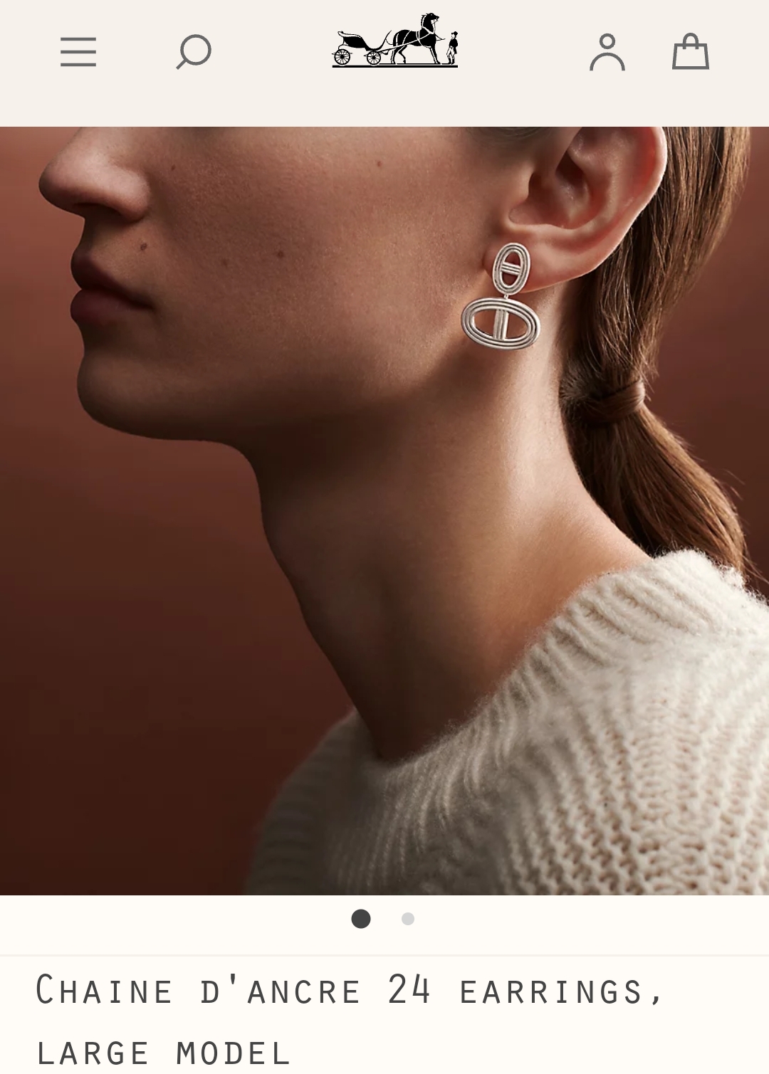 Hermes earrings