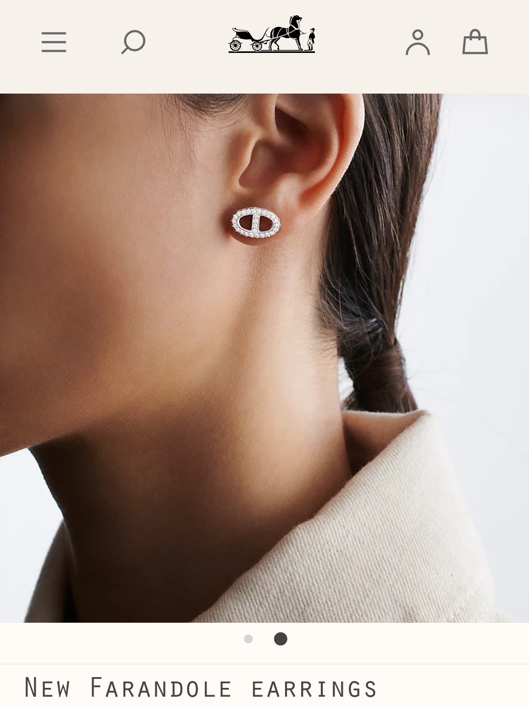 Hermes earrings