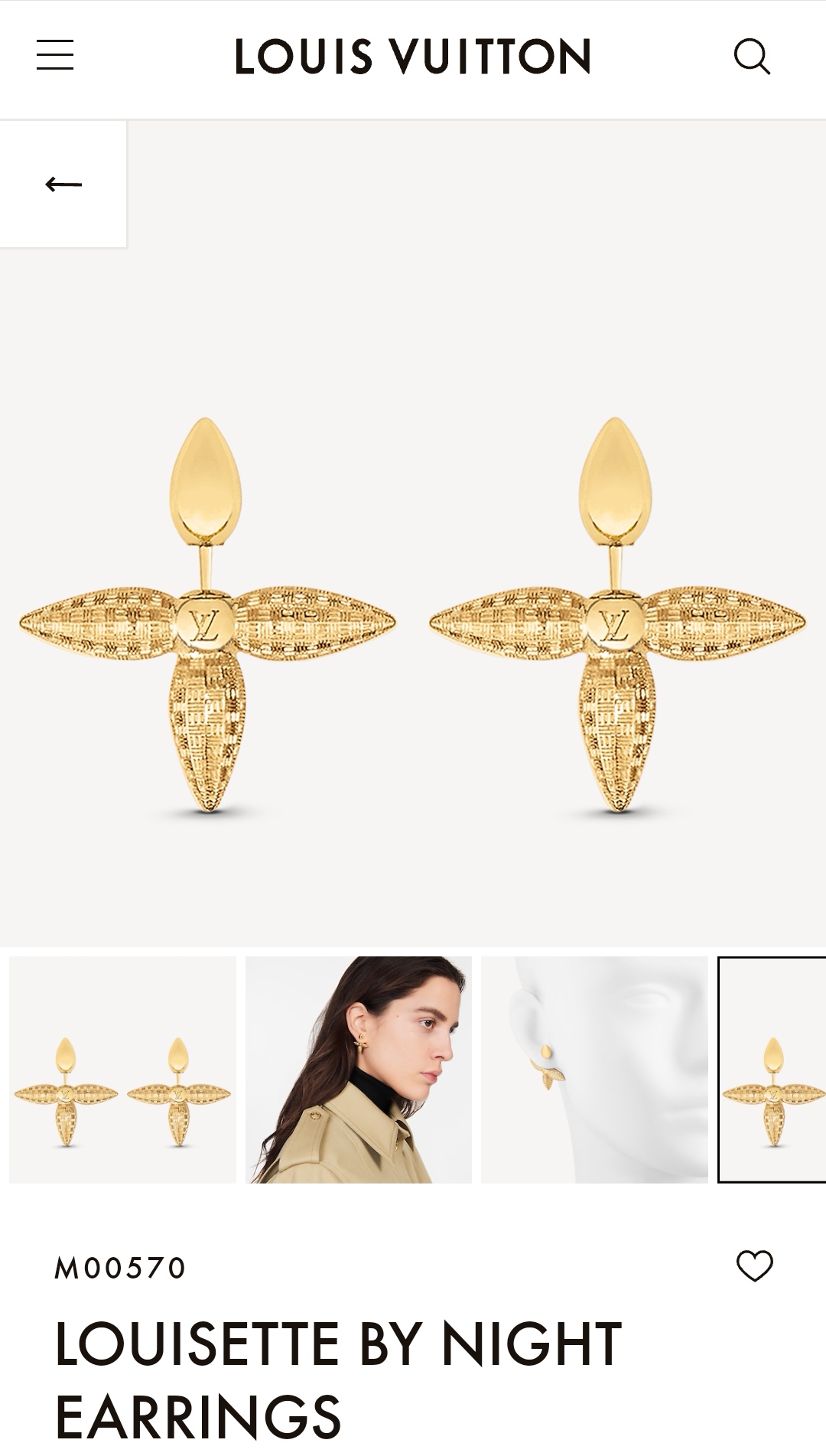 LV earrings