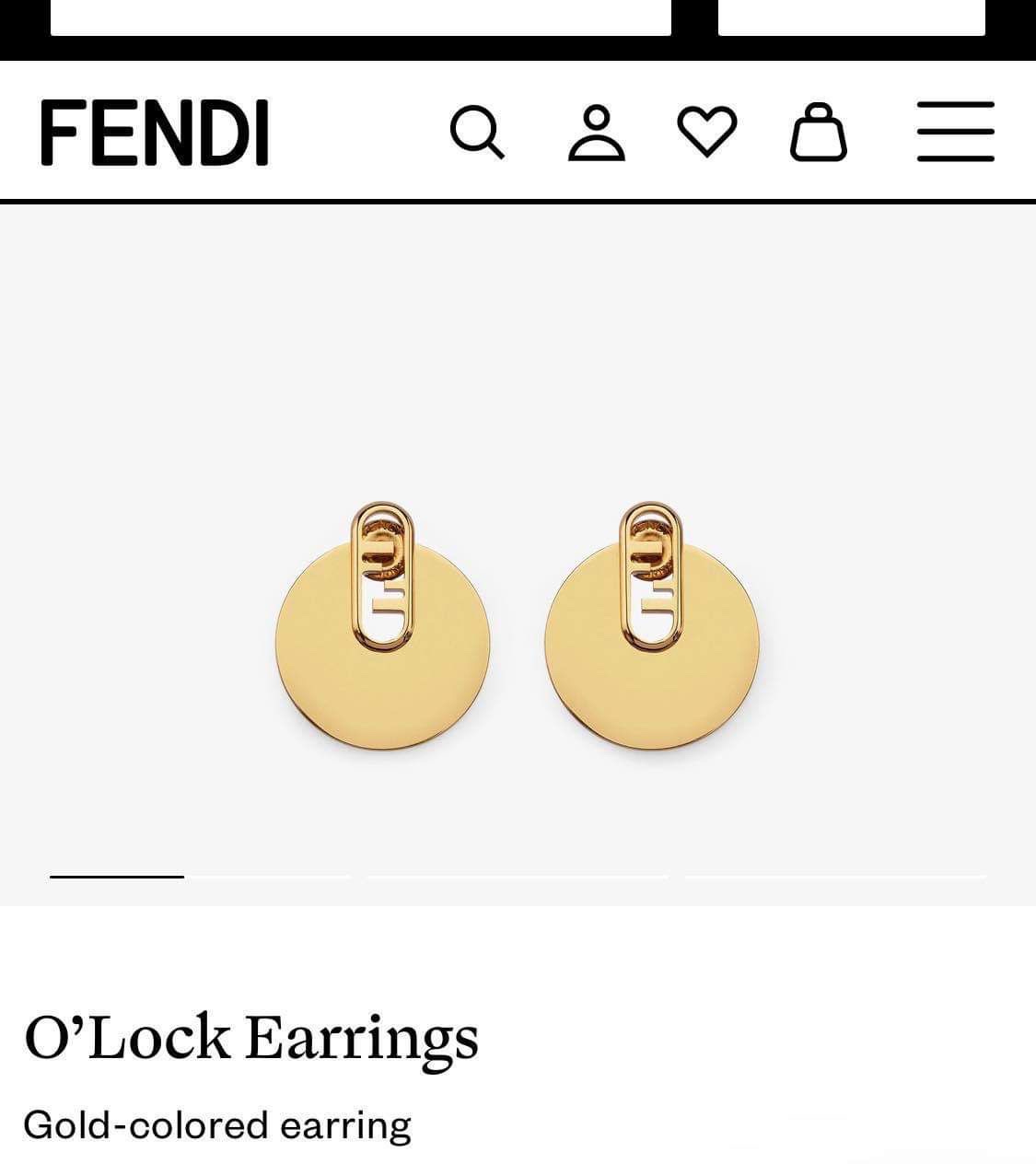 Fendi earrings