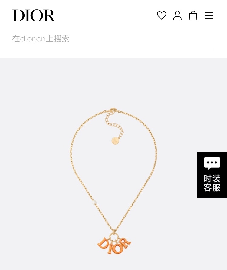 Dior necklace