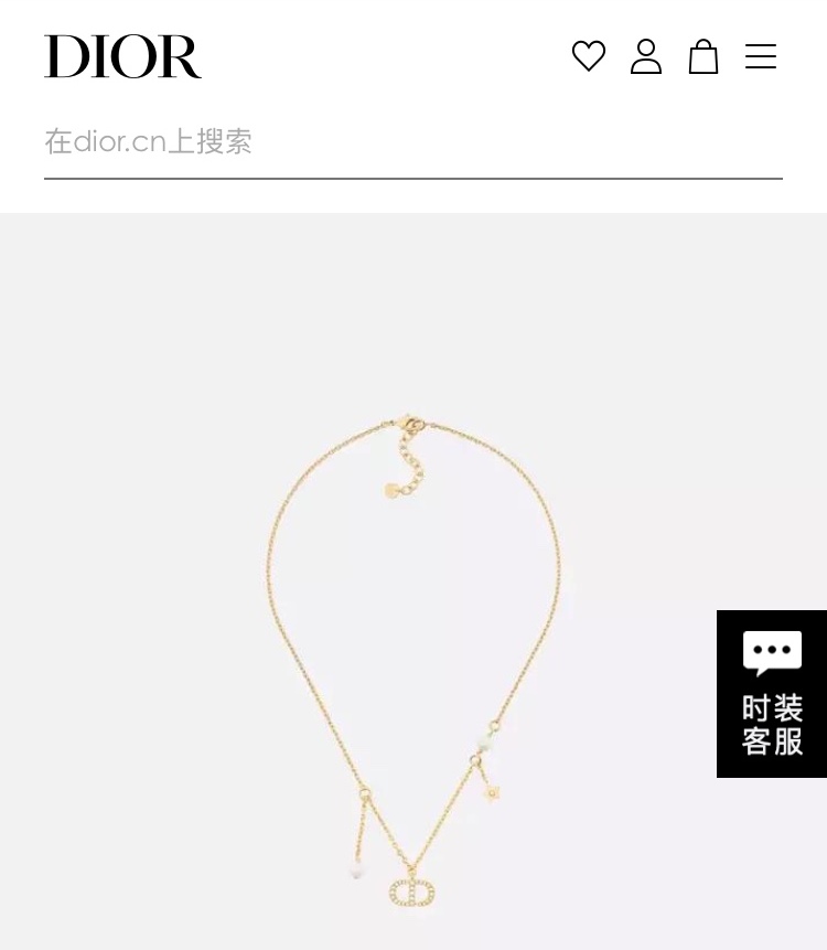 Dior necklace