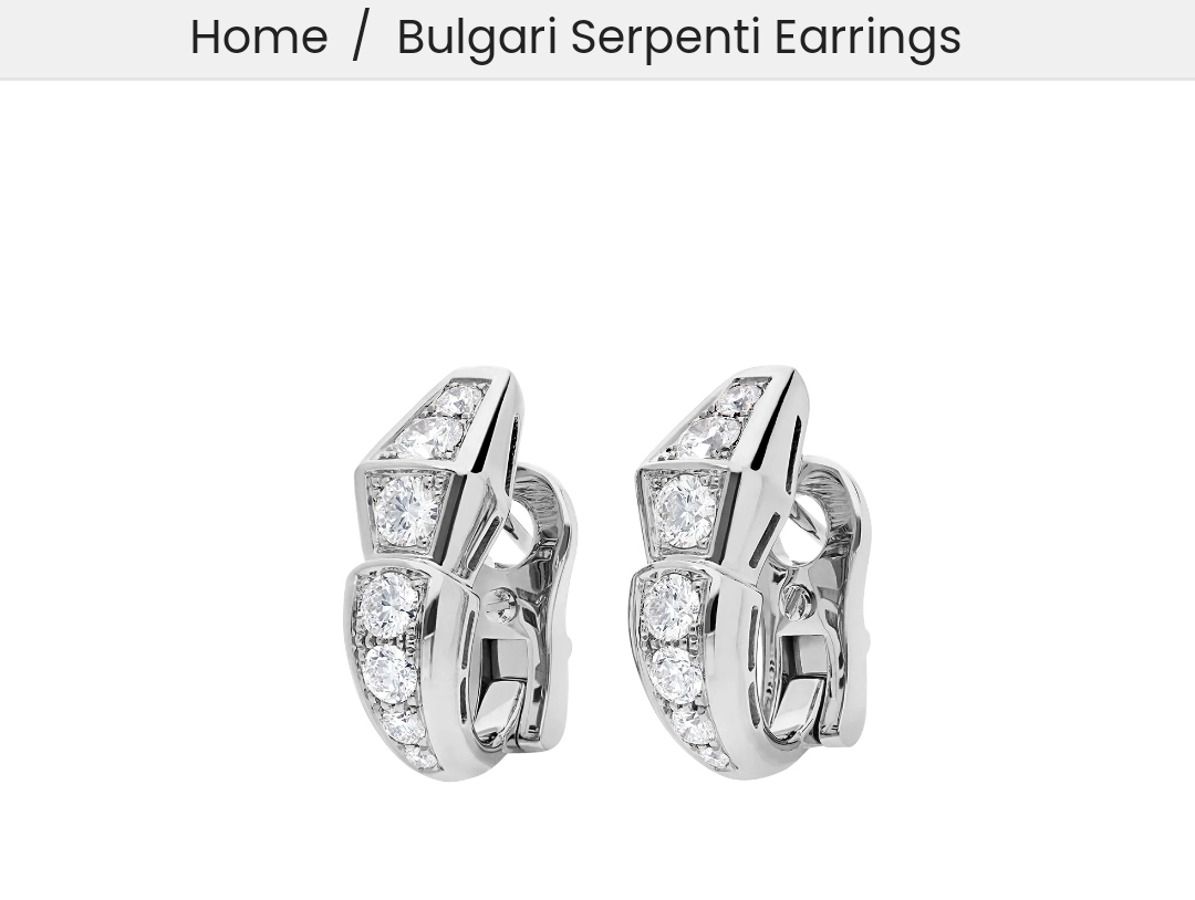 Bvlgari earrings