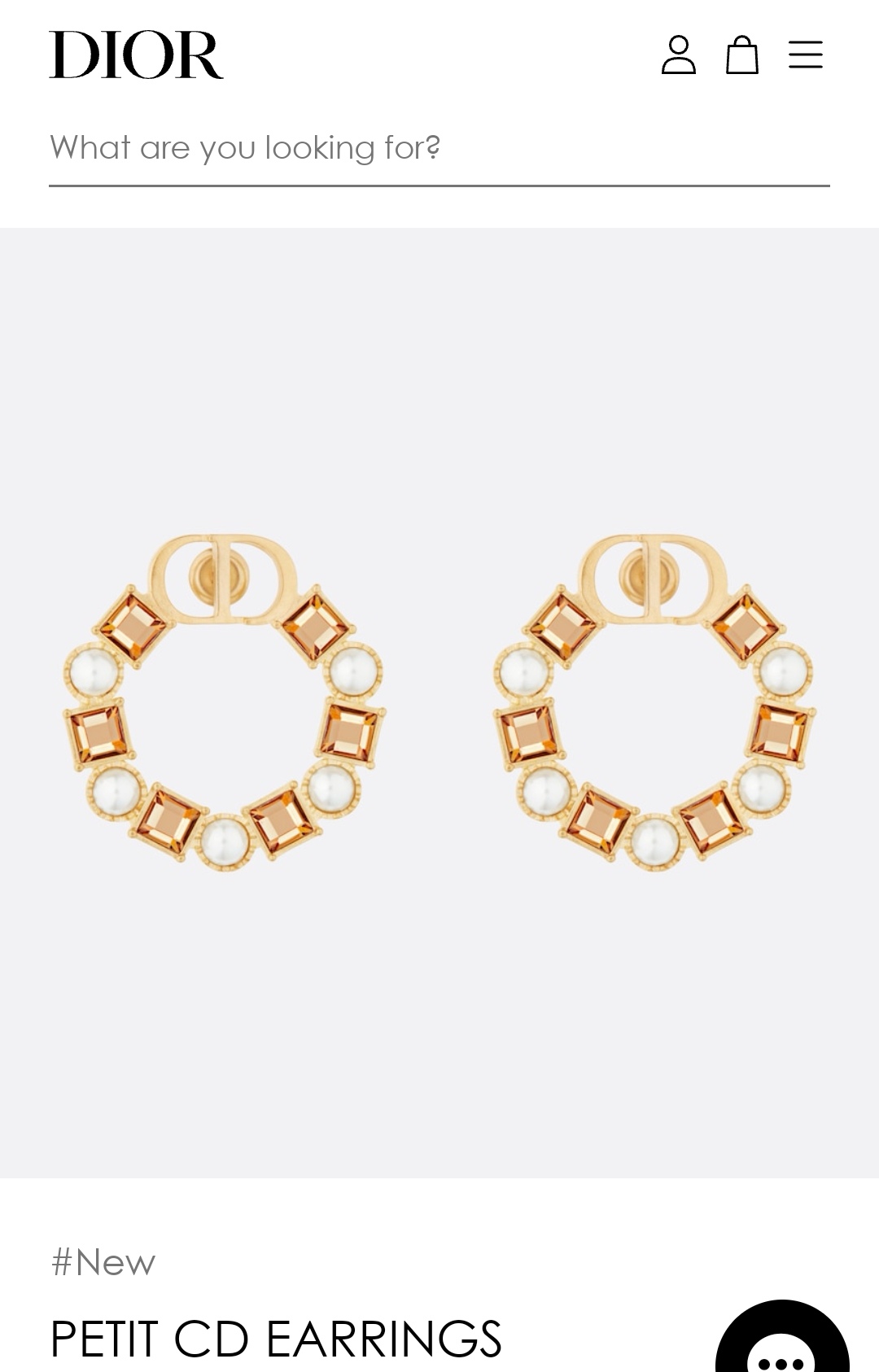 Dior earrings