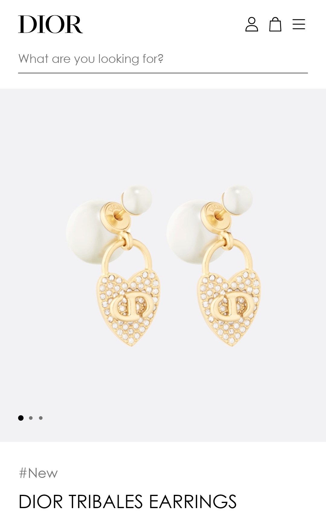 Dior earrings