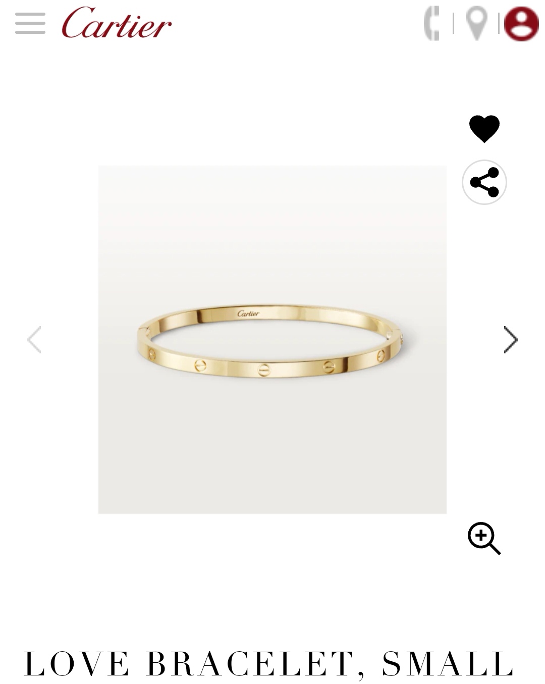 Cartier bangle