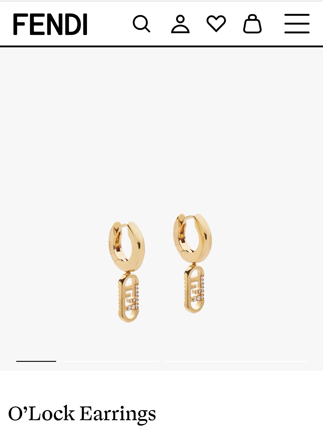 Fendi earrings