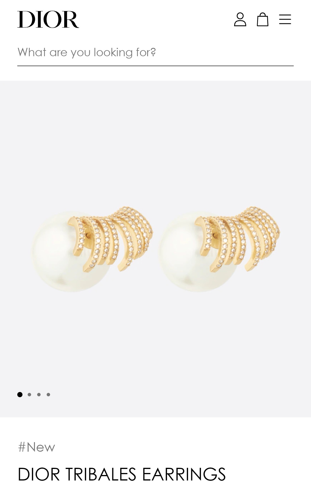 Dior earrings