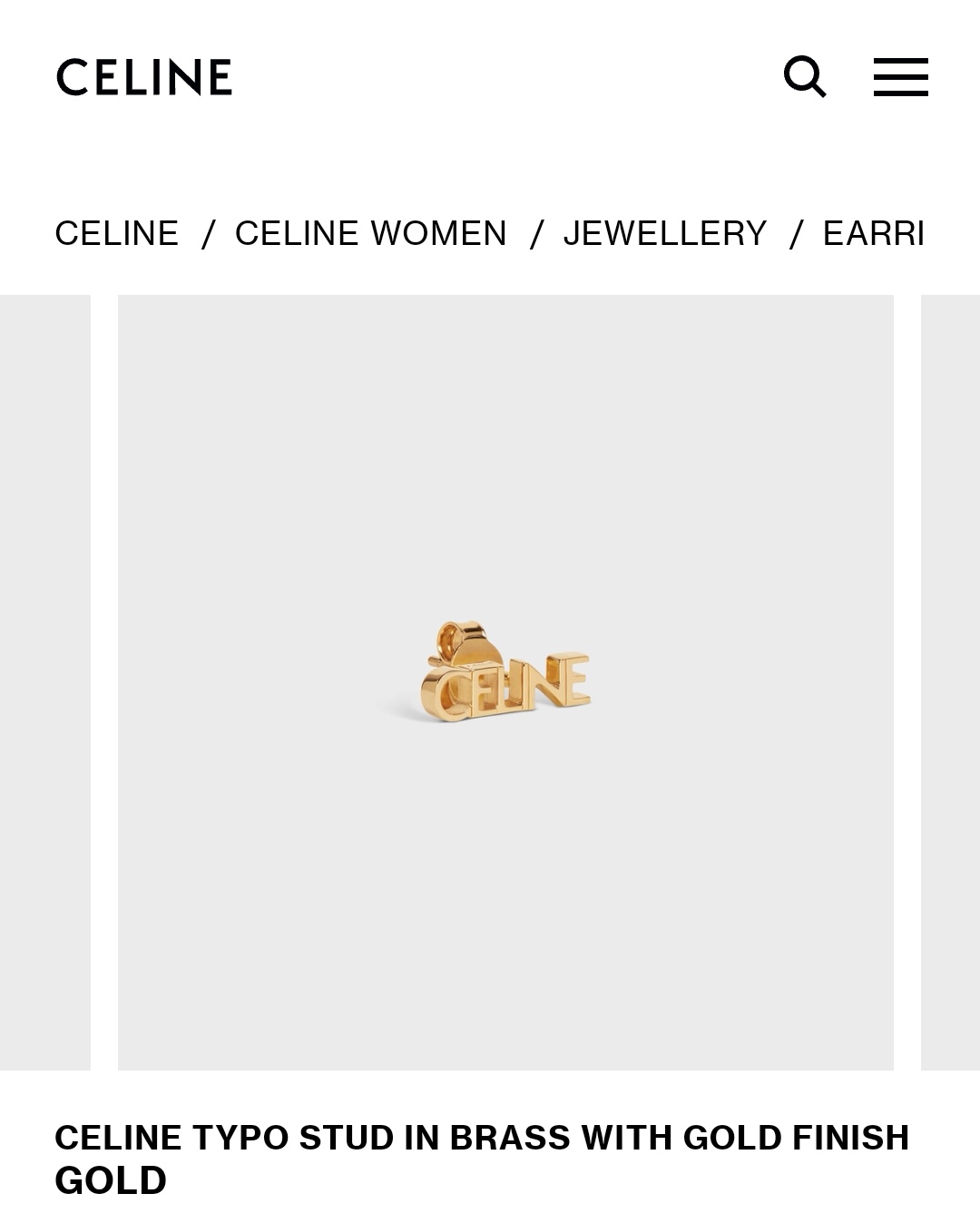 Celine earrings