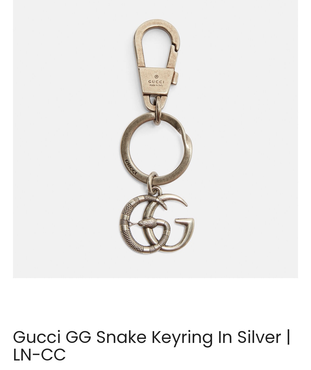 Gucci keychain