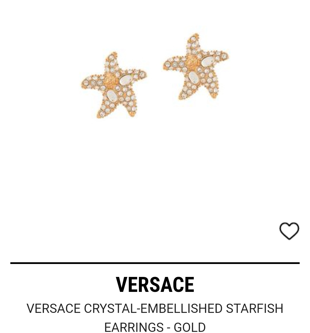 Versace earrings