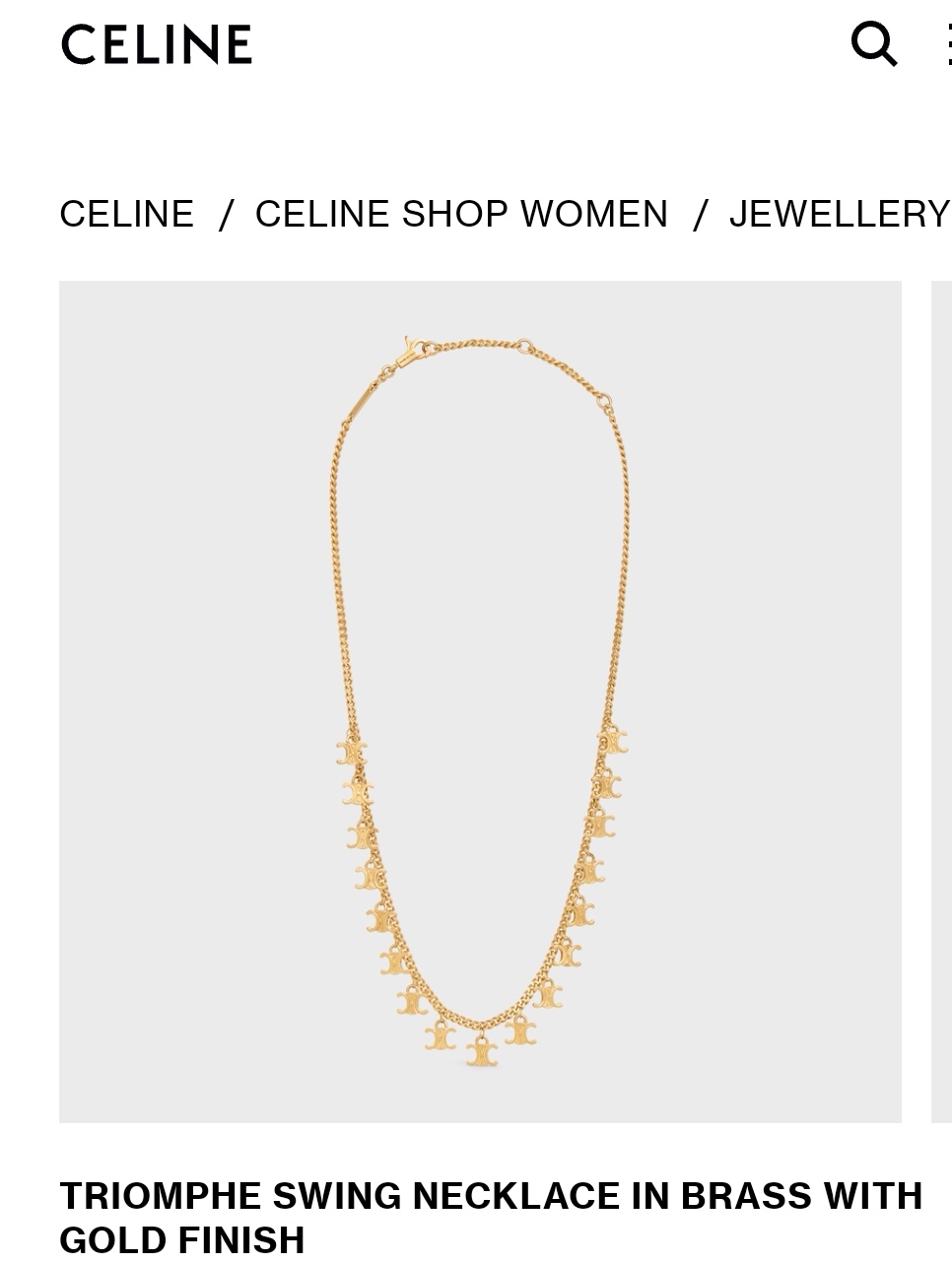 Celine necklace