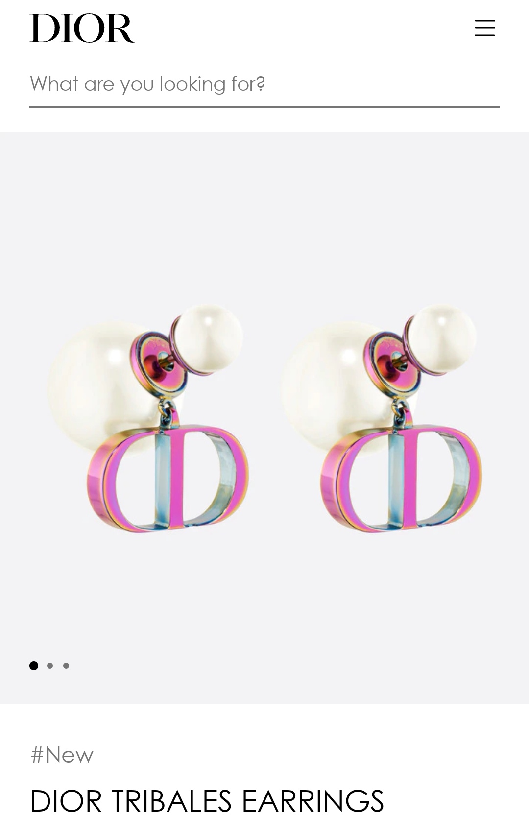 Dior earrings