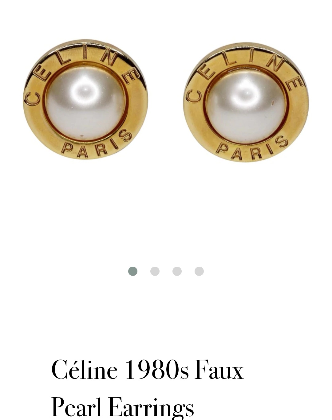 Celine earrings