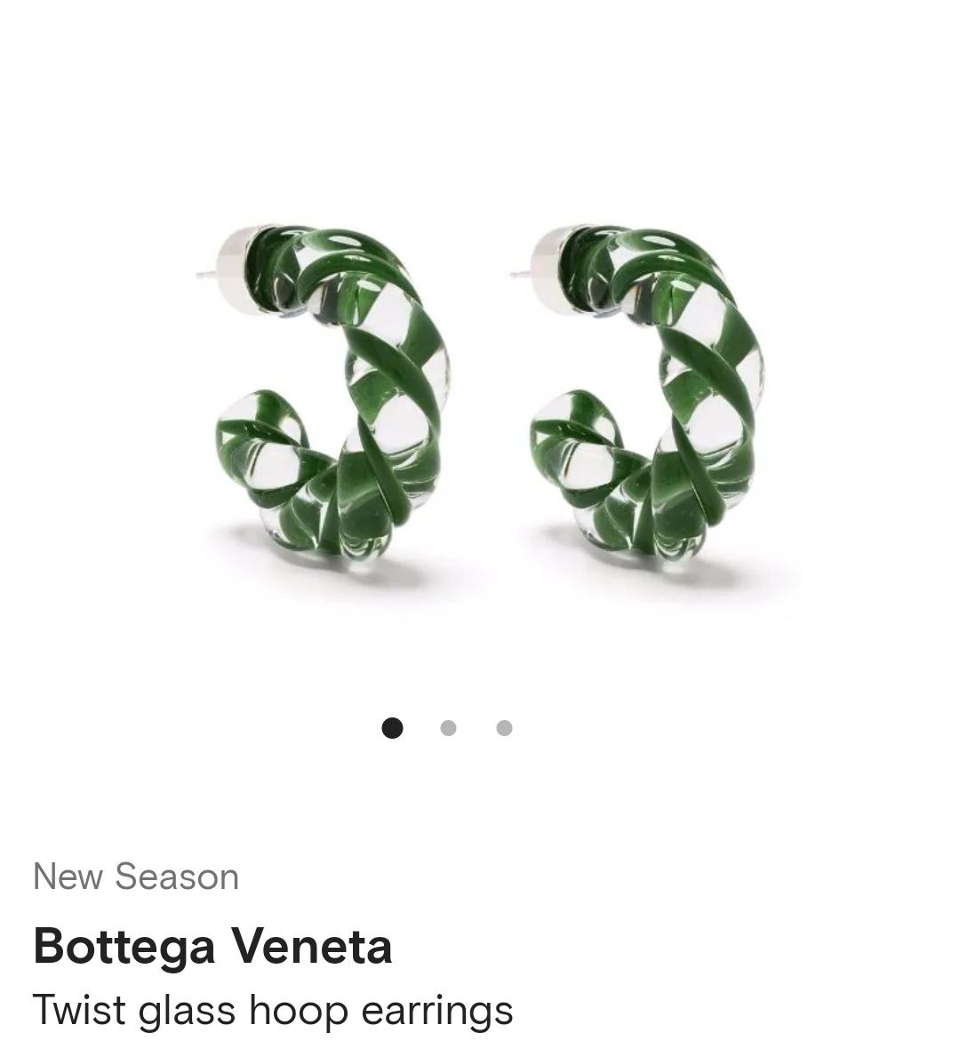 Bottega Veneta earrings