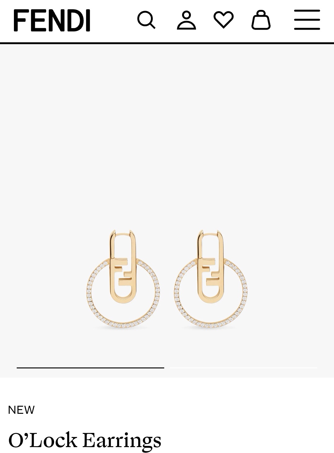 Fendi earrings