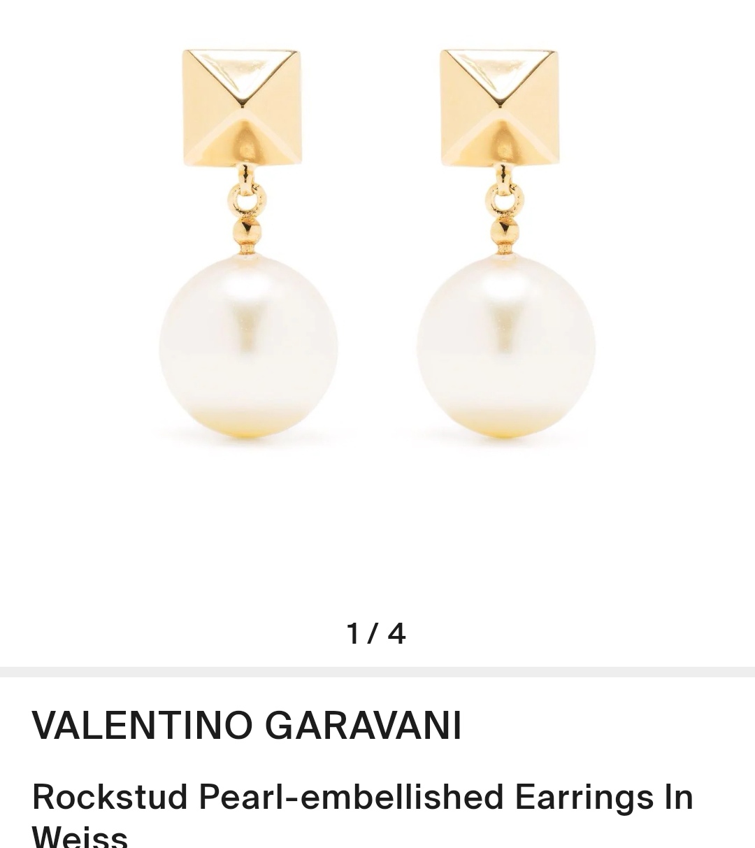 Valentino earrings