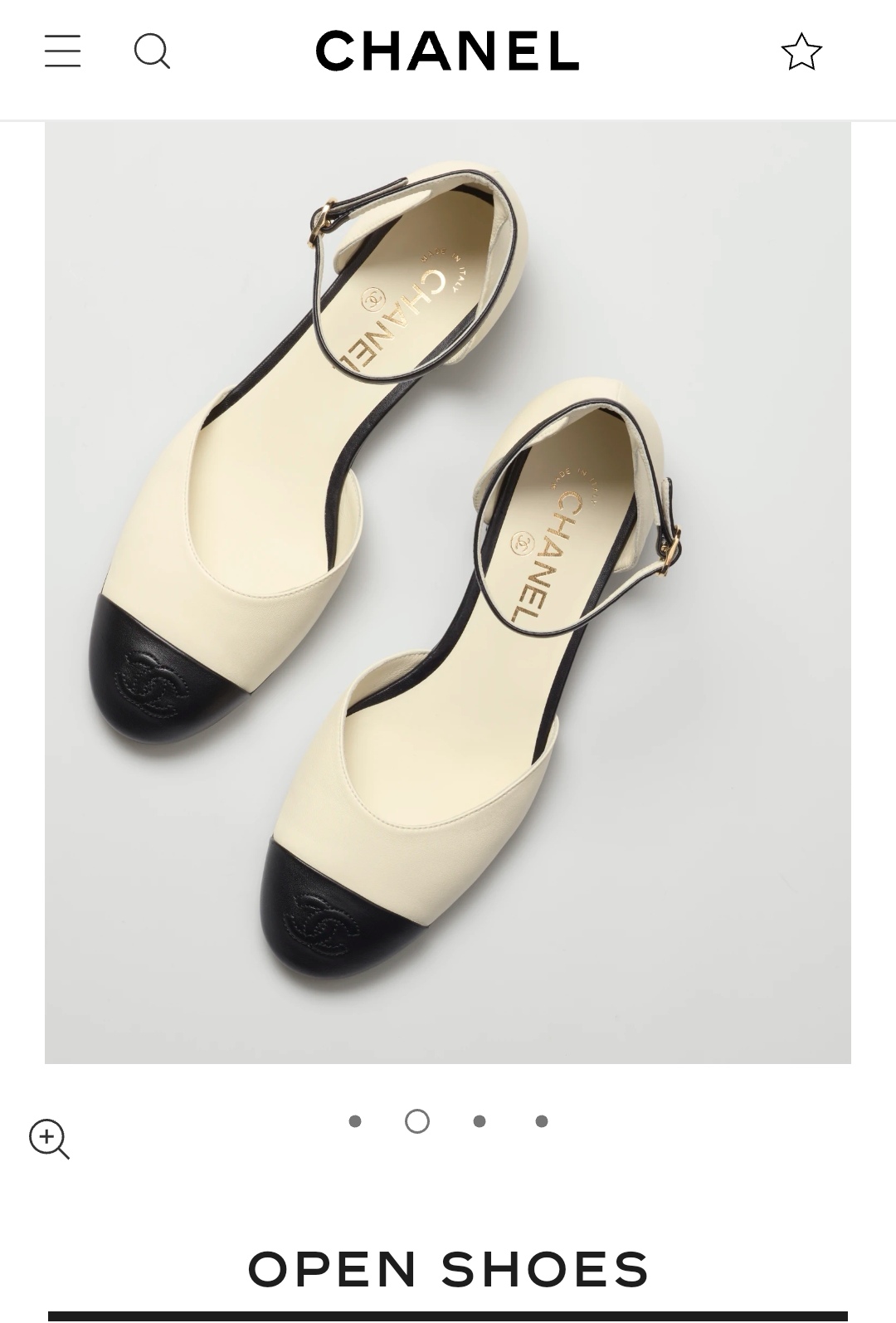 Chanel open shoe sandal