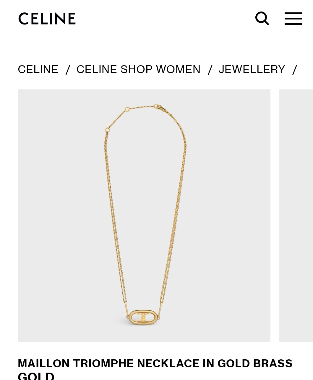 Celine necklace