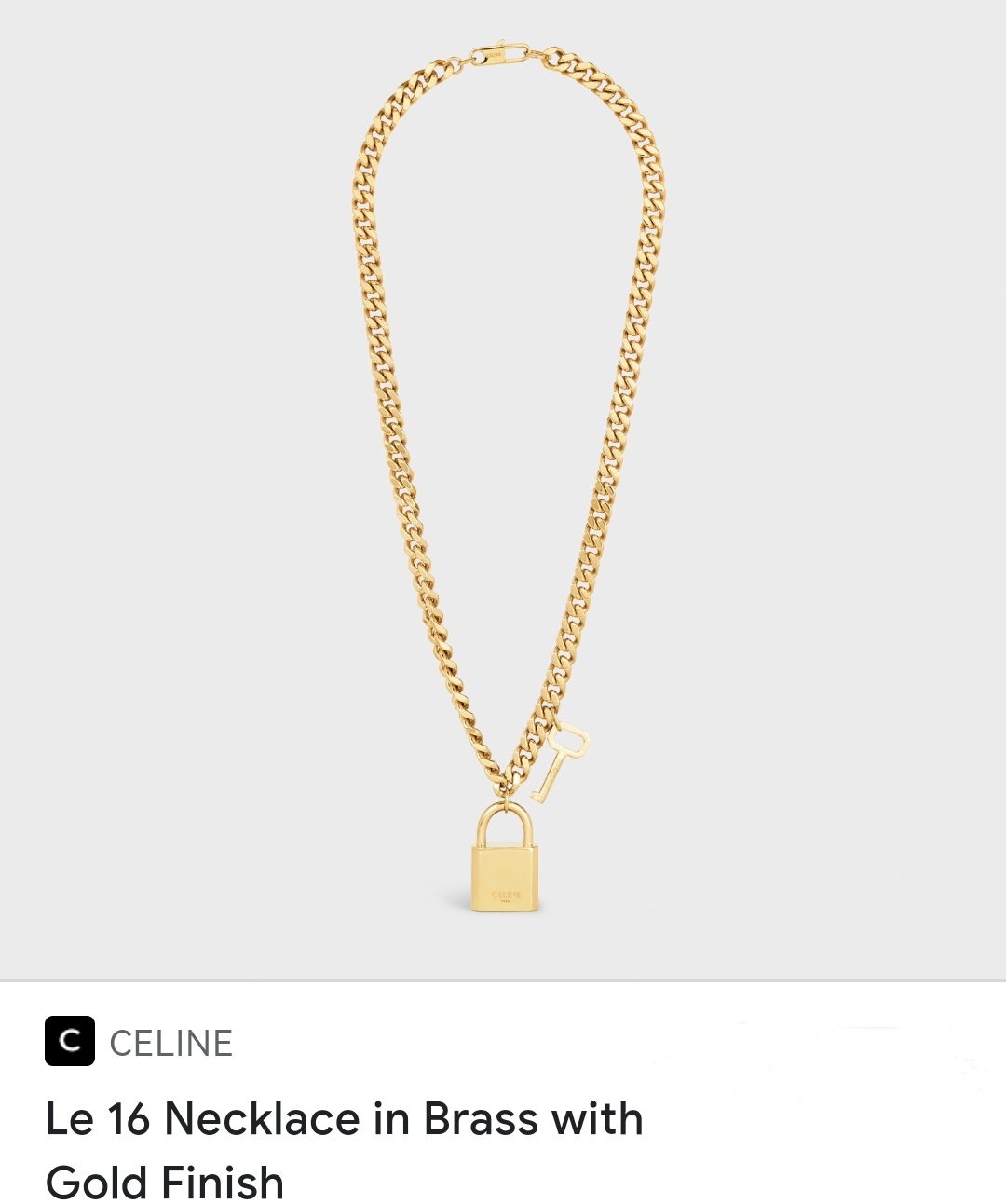 Celine necklace