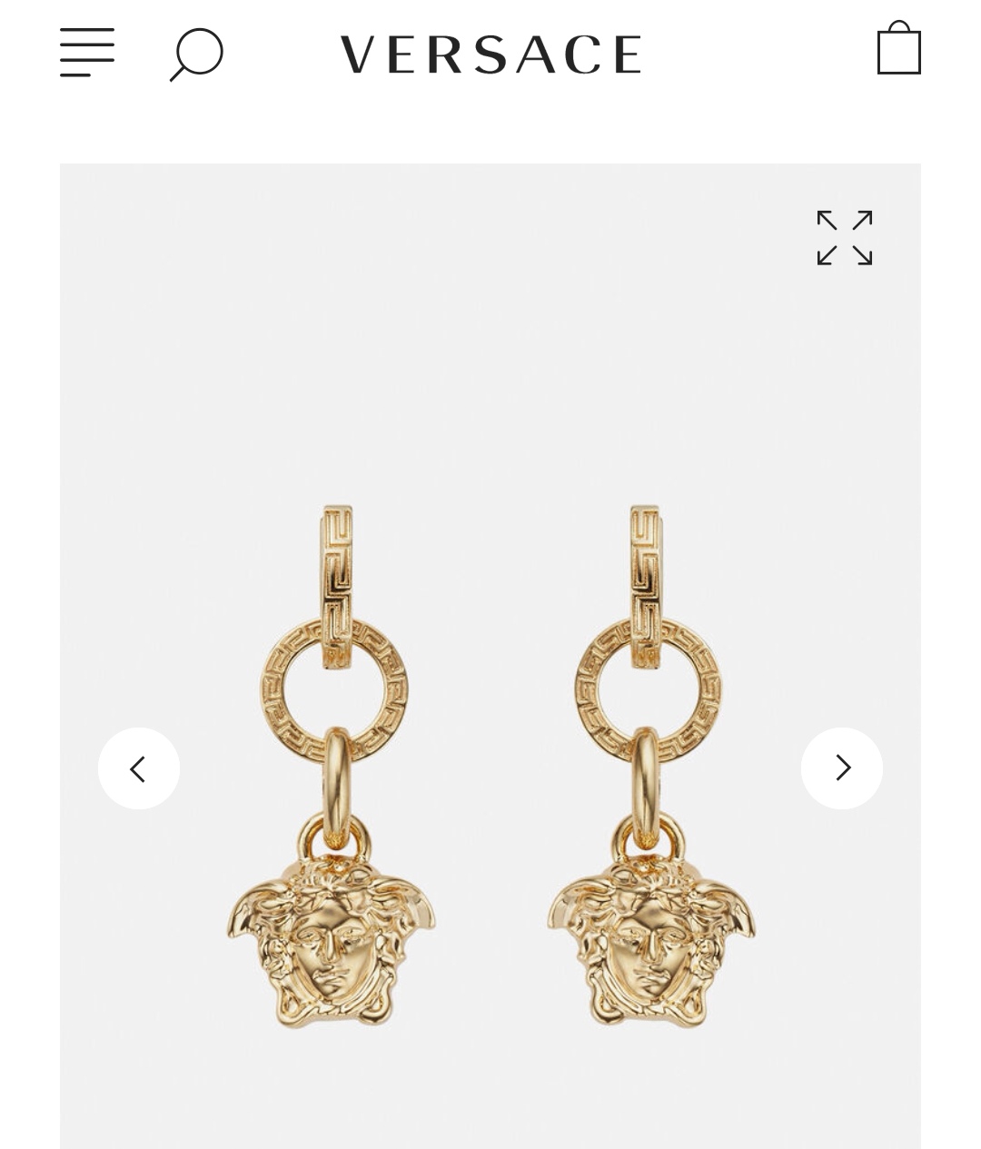 Versace earrings