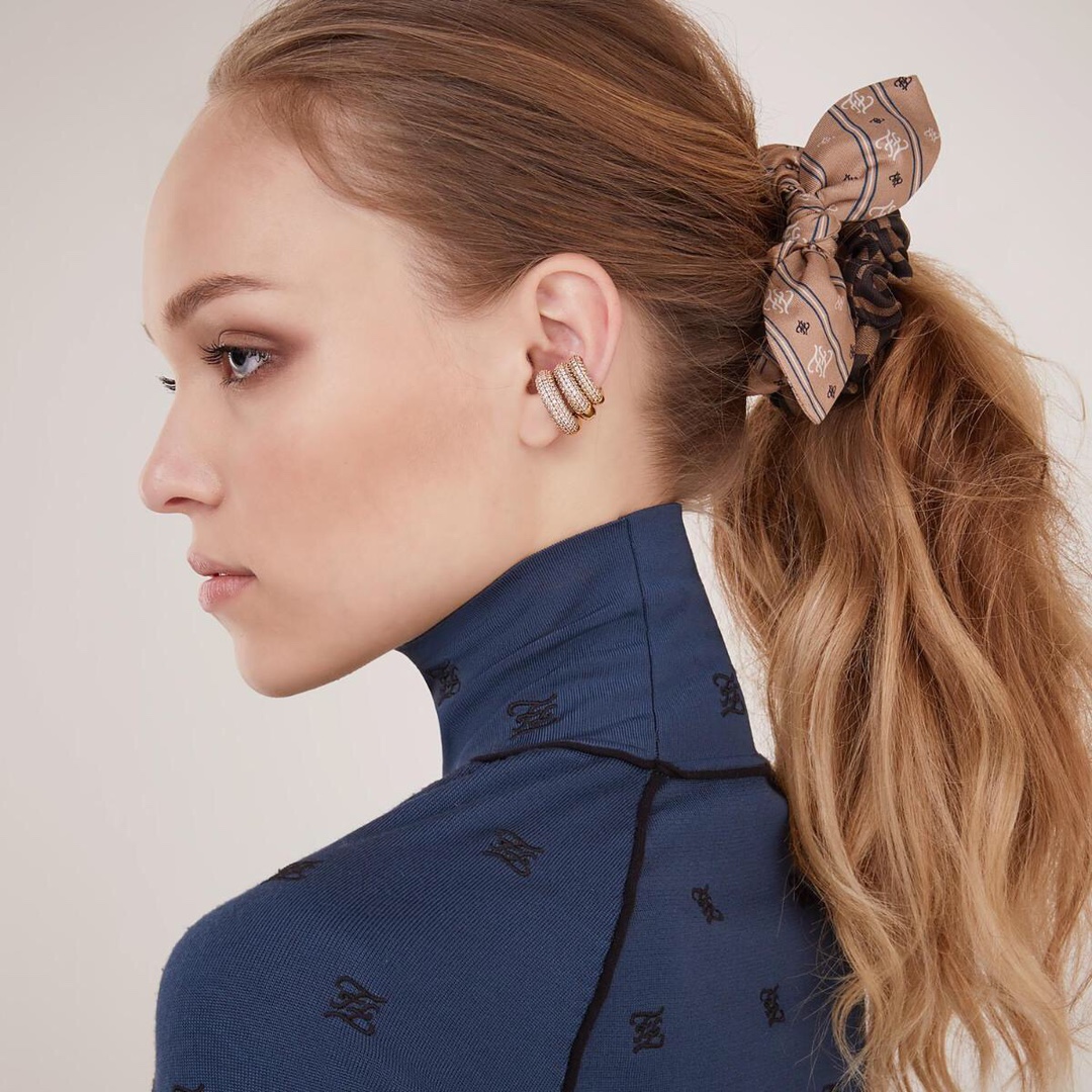 Fendi ear cuff earrings