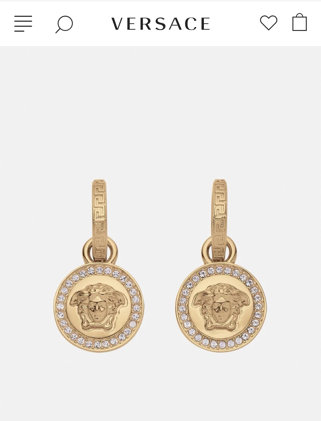 Versace earrings