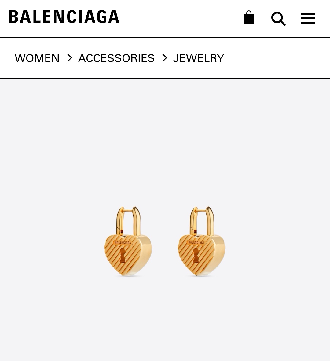 Balenciaga earrings