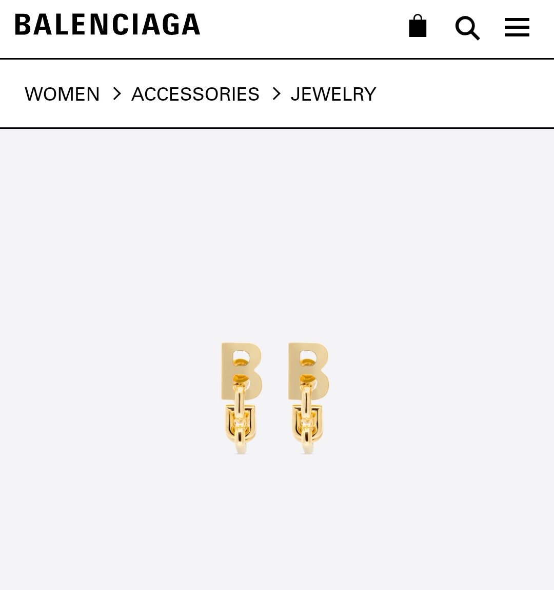 Balenciaga earrings