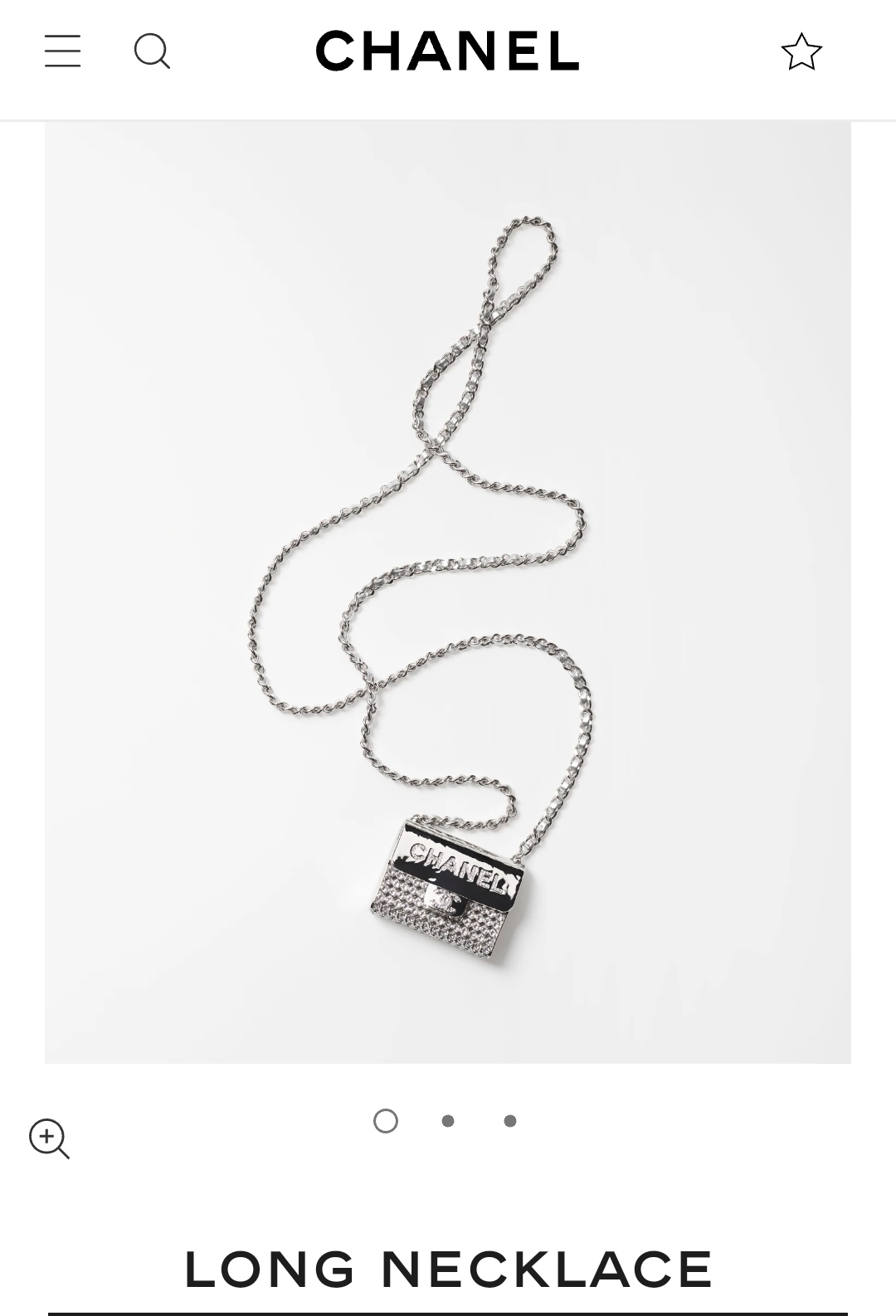 Chanel airpod necklace