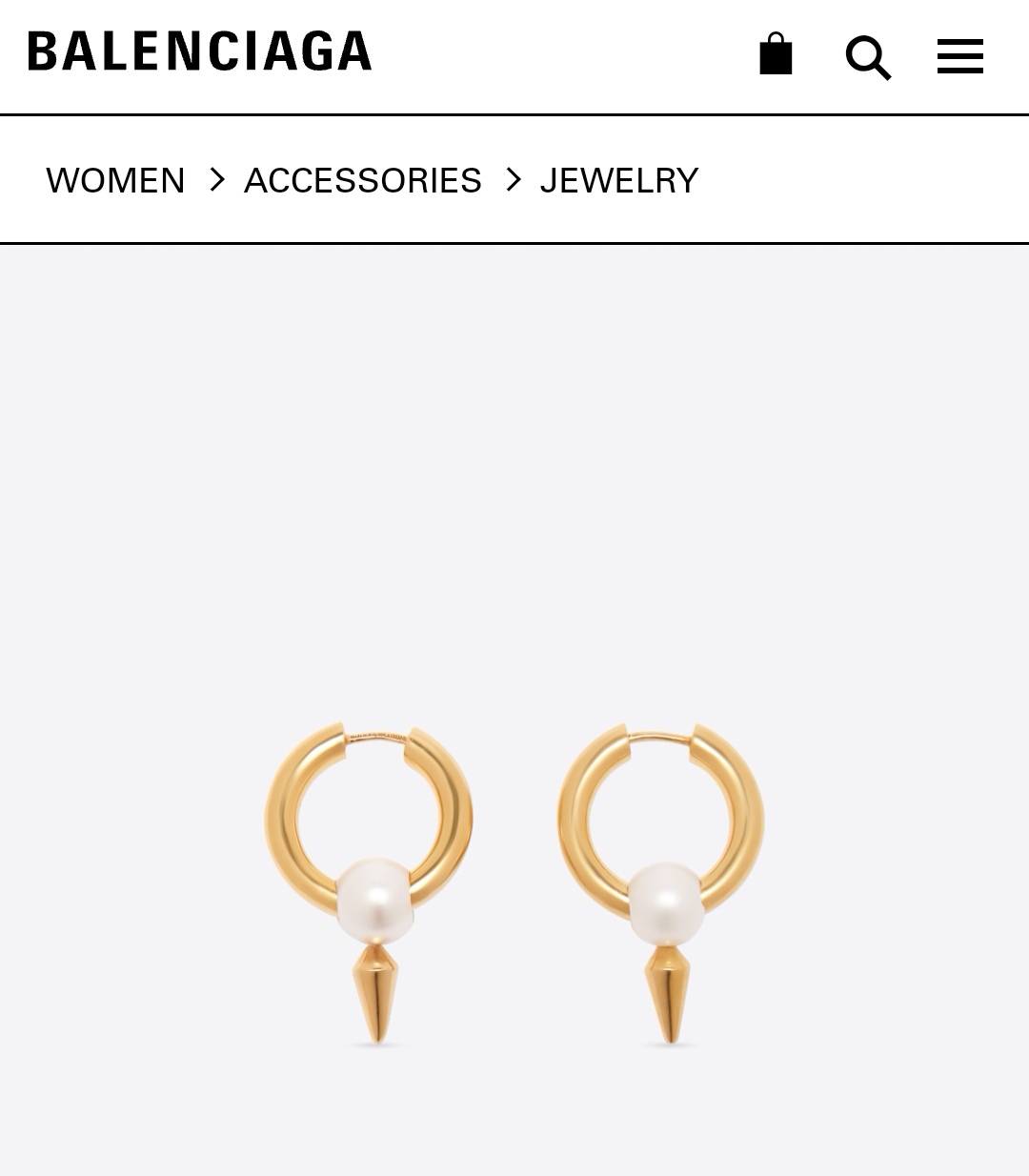 Balenciaga earrings