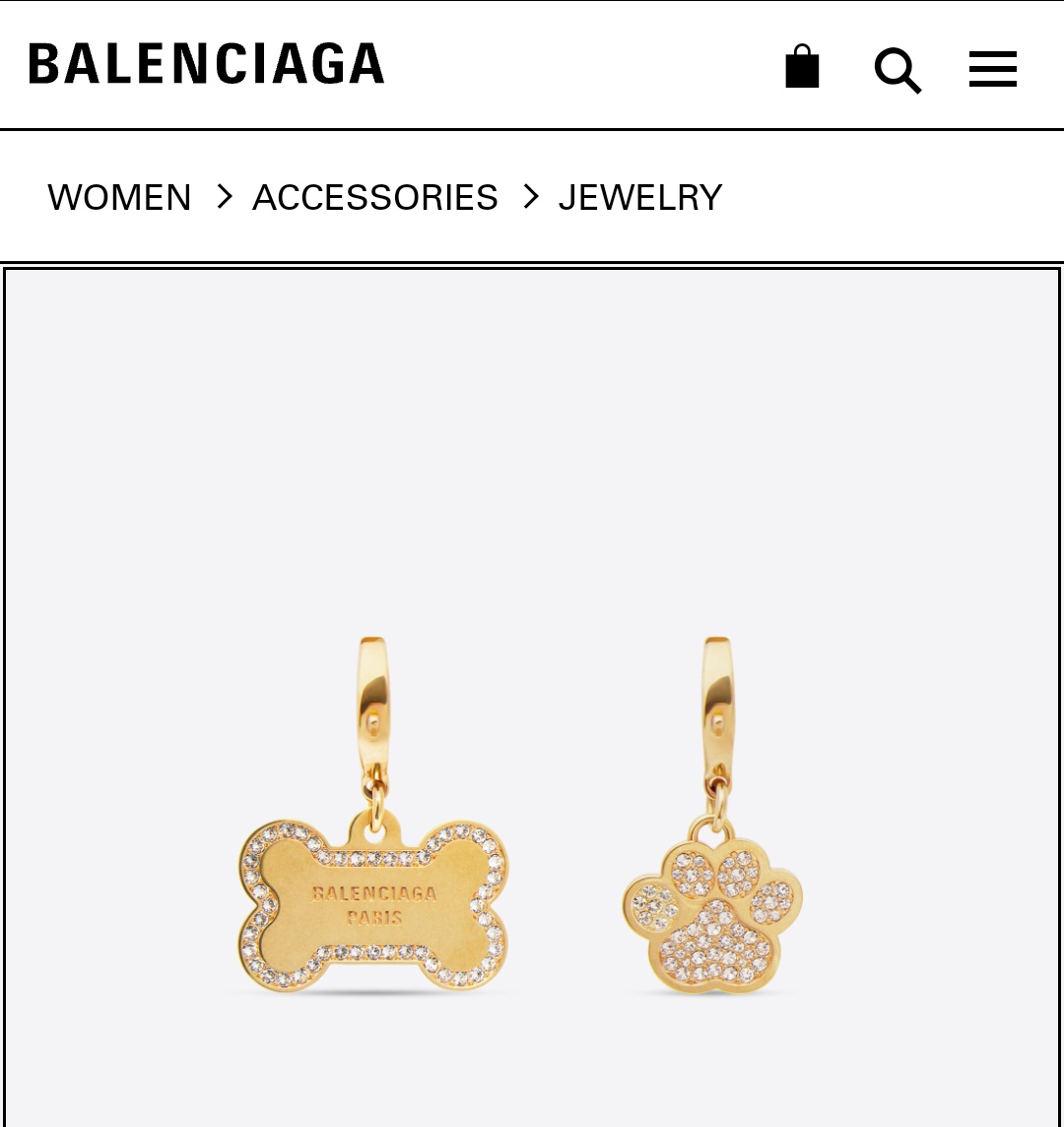 Balenciaga earrings