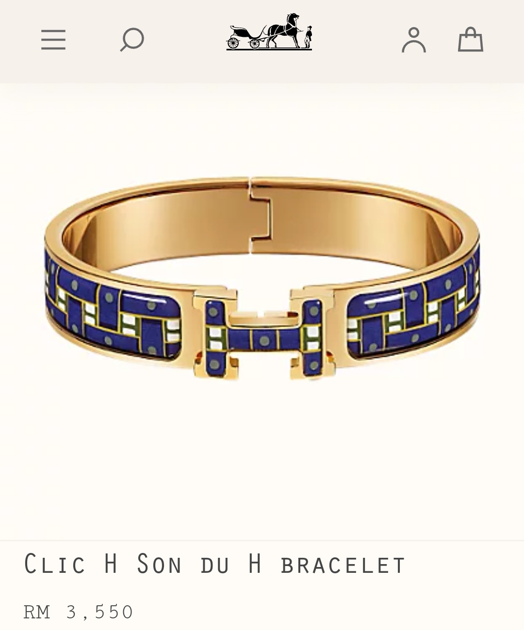 Hermes bangle bracelet