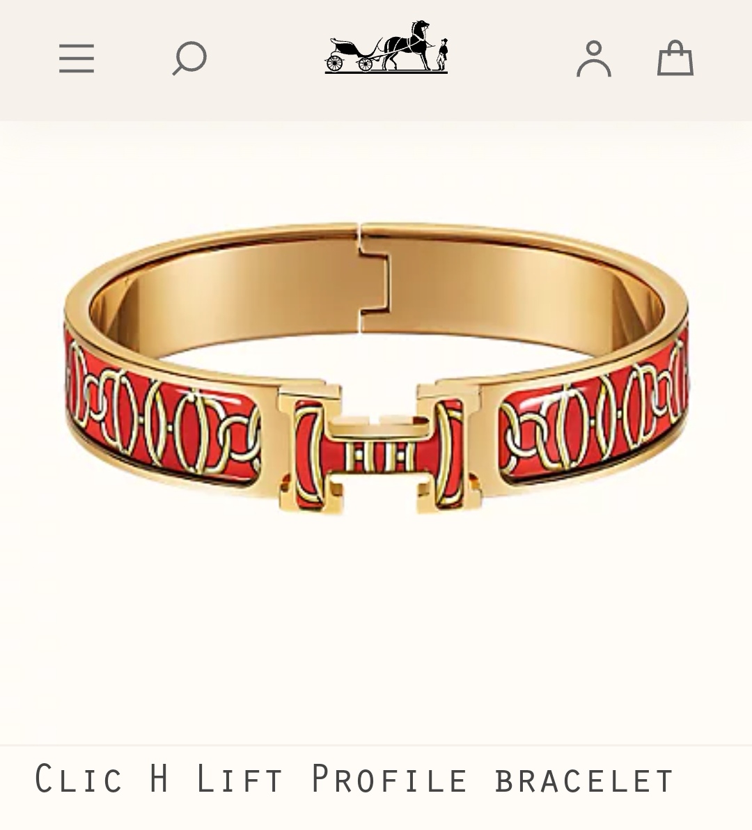 Hermes bangle bracelet