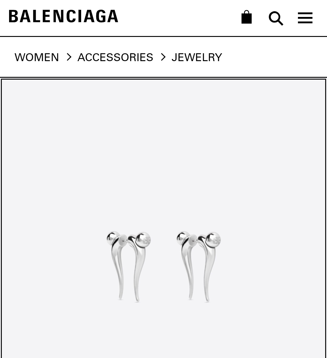 Balenciaga earrings