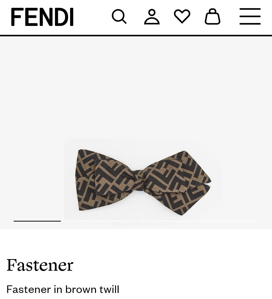 Fendi Hair clip