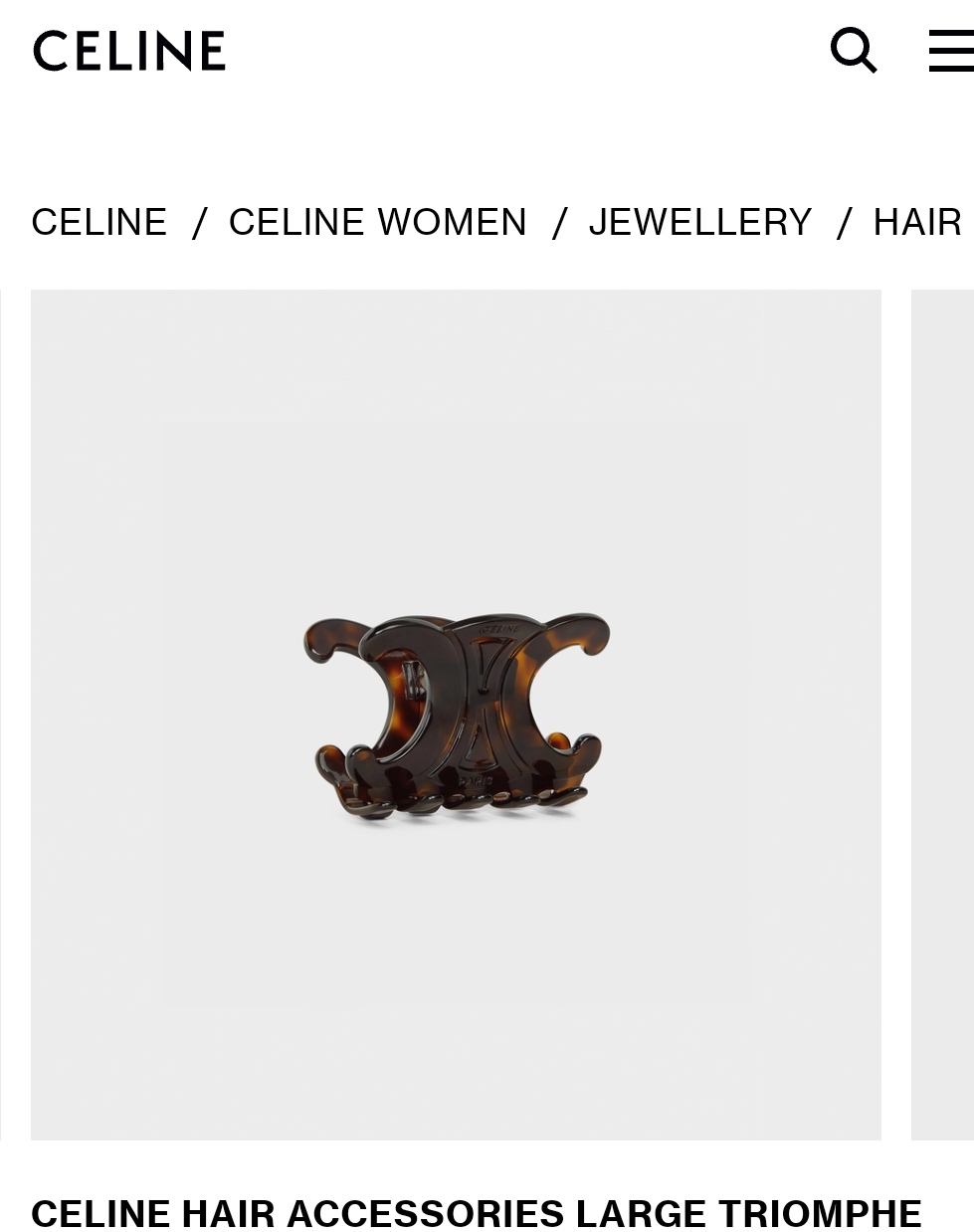 Celine Hair claw