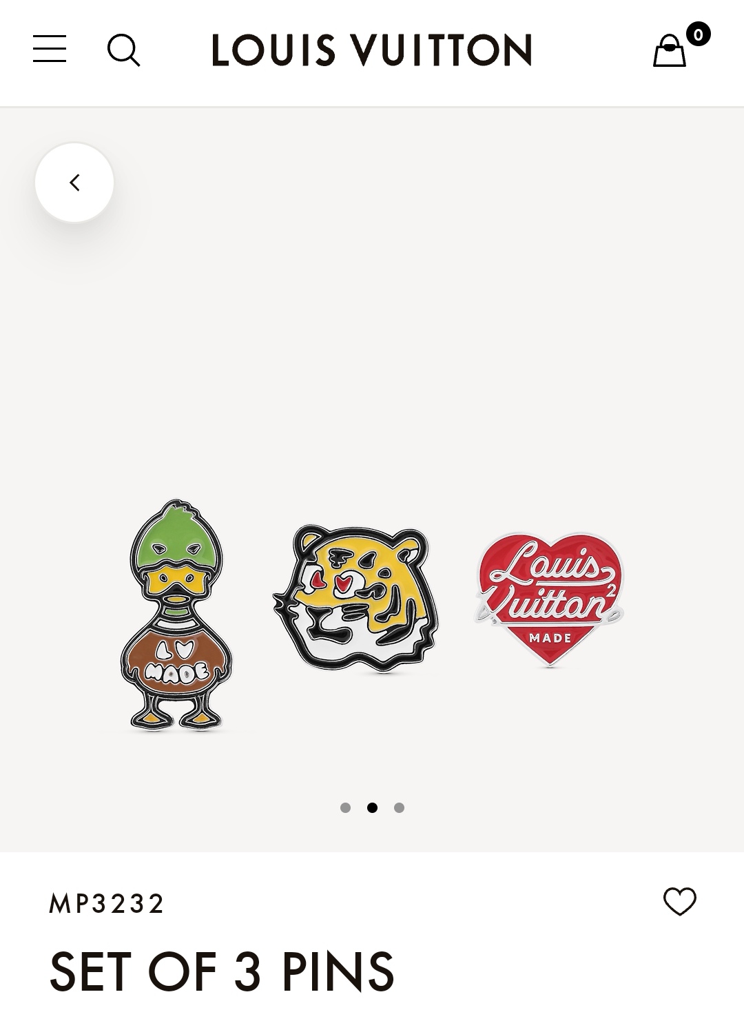 LV brooch