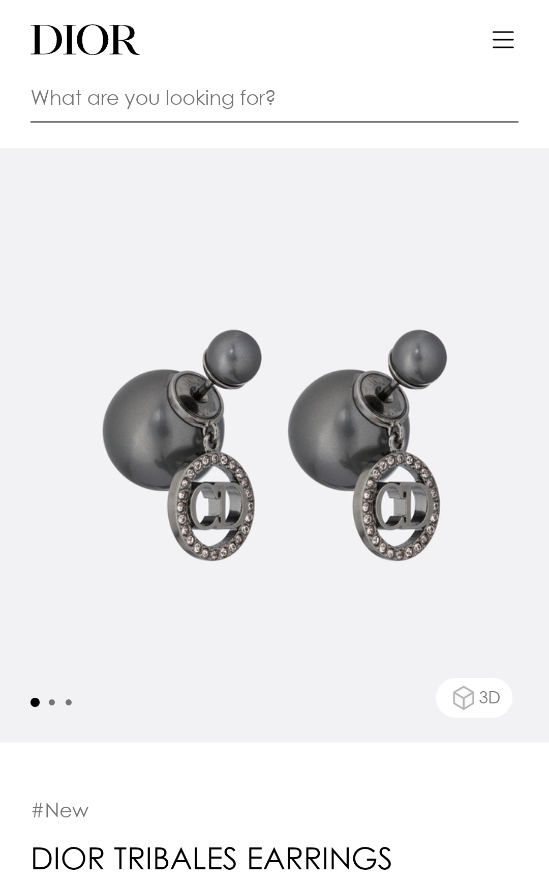 Dior earrings