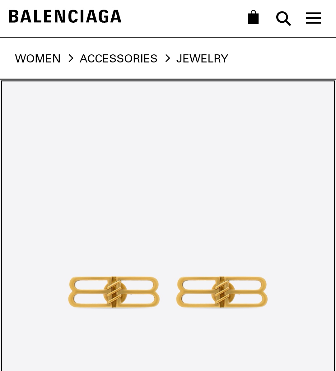 Balenciaga earrings
