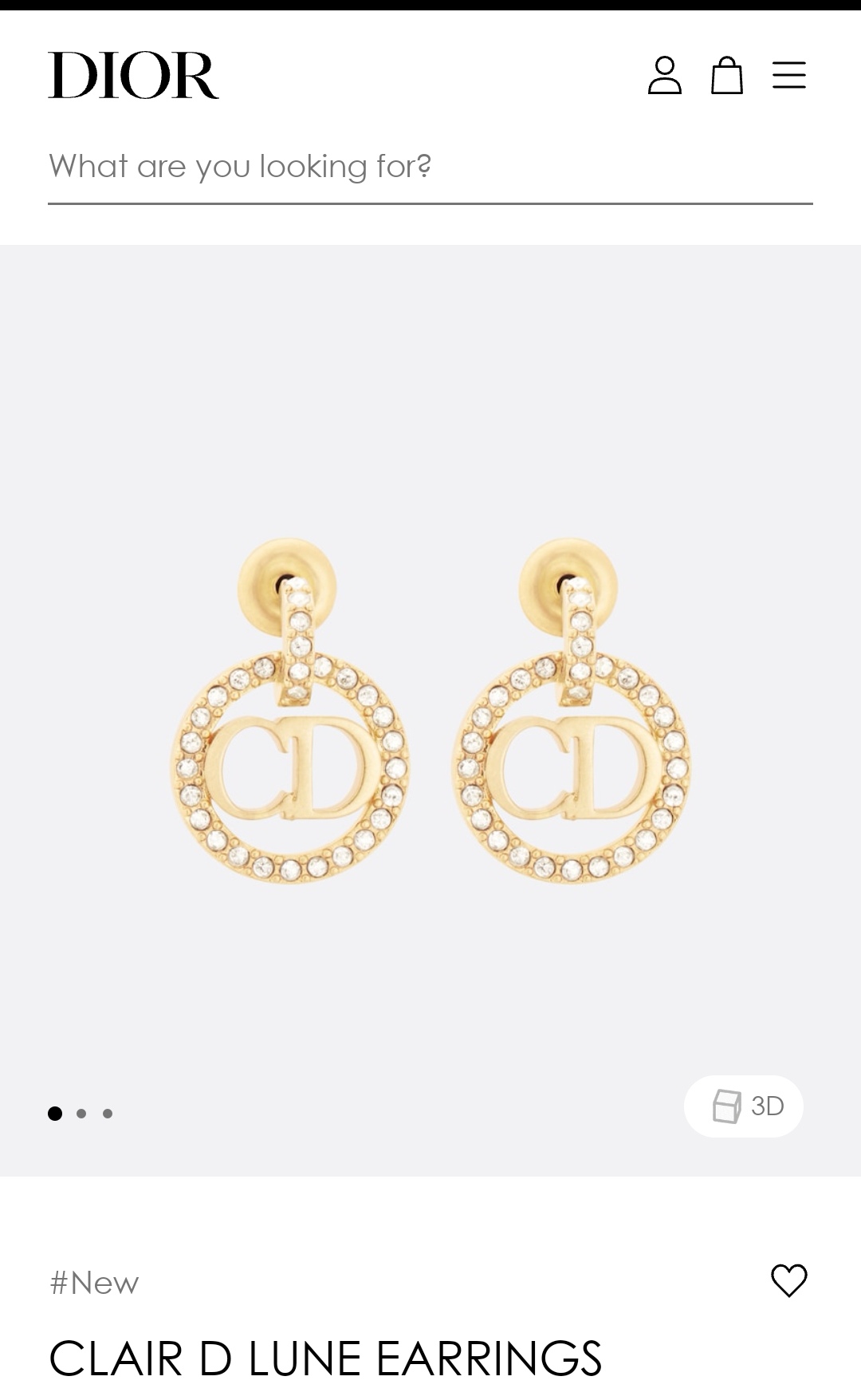 Dior earrings