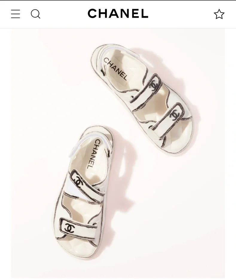 Dad sandal by Chanel