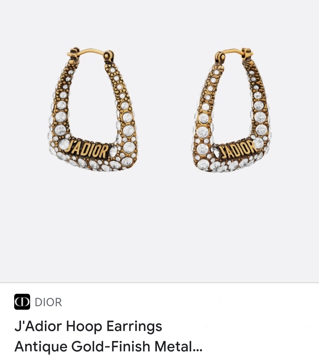 Dior earrings